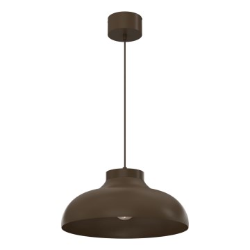 Lustre suspenso com cabo BASCA 1xE27/15W/230V castanho