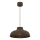 Lustre suspenso com cabo BASCA 1xE27/15W/230V castanho