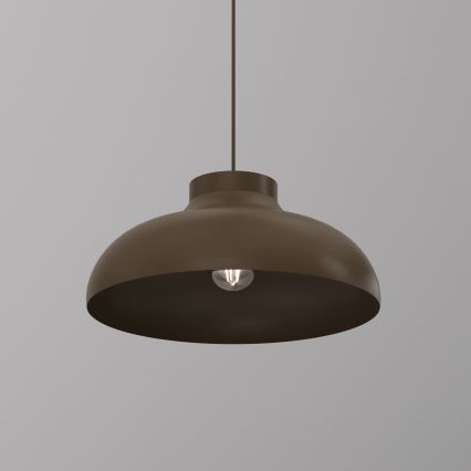 Lustre suspenso com cabo BASCA 1xE27/15W/230V castanho