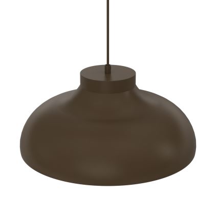Lustre suspenso com cabo BASCA 1xE27/15W/230V castanho