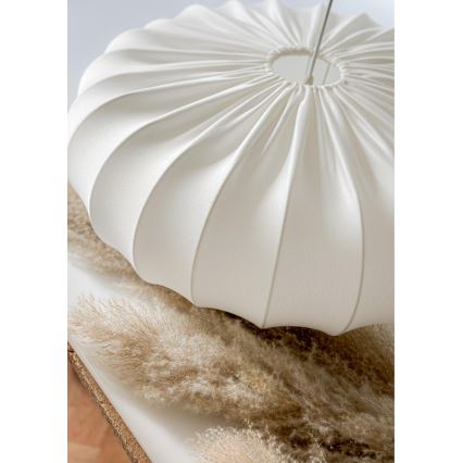 Lustre suspenso com cabo CAFEE 1xE27/40W/230V, diâmetro 52 cm, branco