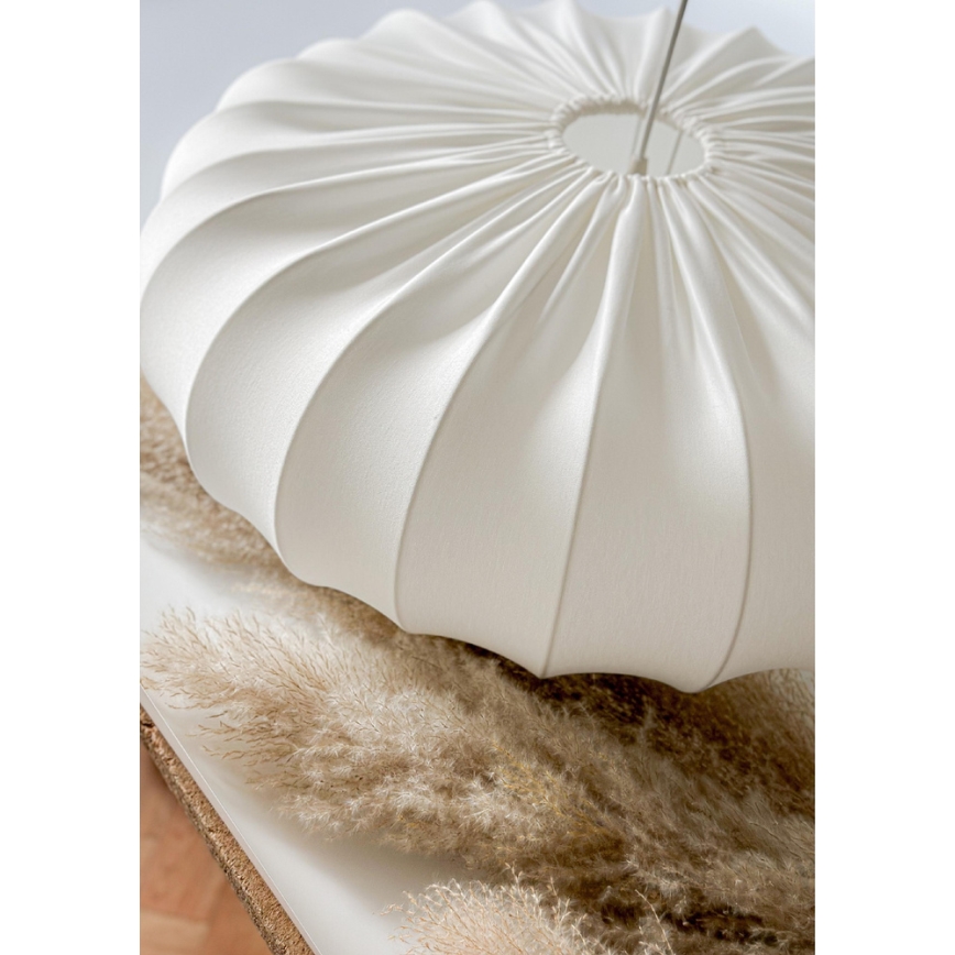 Lustre suspenso com cabo CAFEE 1xE27/40W/230V, diâmetro 52 cm, branco