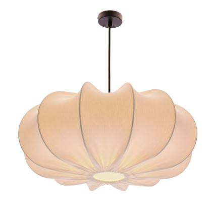 Lustre suspenso com cabo CAFEE 1xE27/40W/230V, diâmetro 52 cm, branco