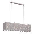 Lustre suspenso com cabo CAMO 4xE27/15W/230V, bege