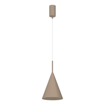 Lustre suspenso com cabo CAPITAL 1xGX53/15W/230V Ø 17 cm bege