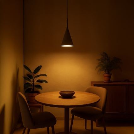 Lustre suspenso com cabo CAPITAL 1xGX53/15W/230V Ø 17 cm bege