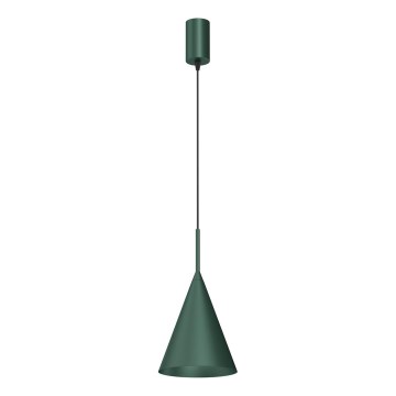 Lustre suspenso com cabo CAPITAL 1xGX53/15W/230V Ø 17 cm verde