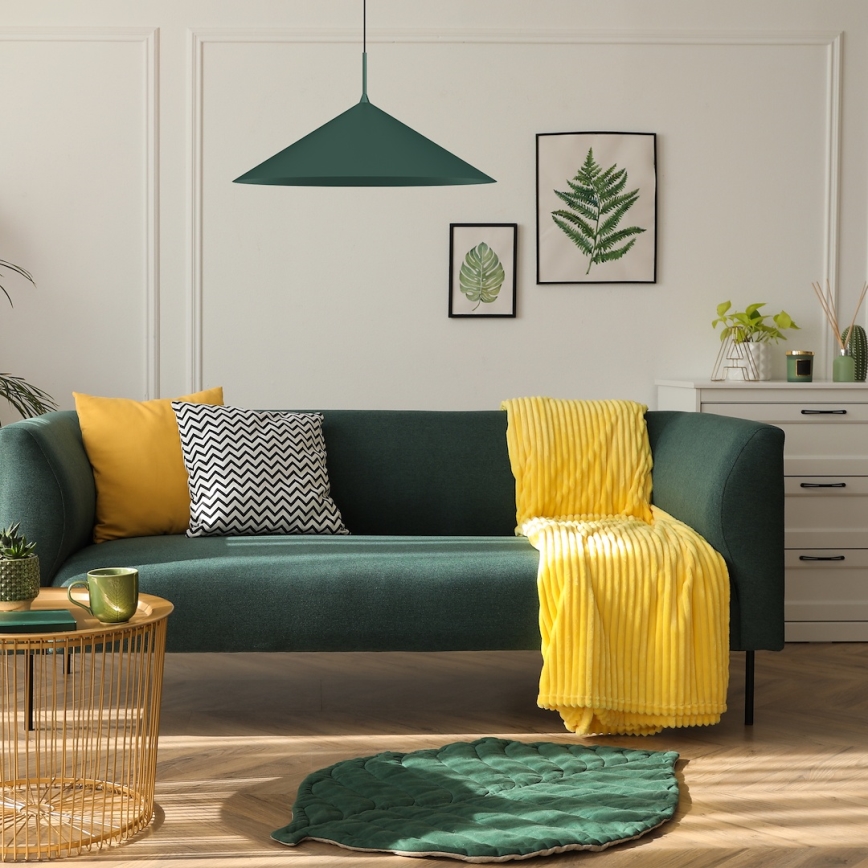 Lustre suspenso com cabo CAPITAL 1xGX53/15W/230V, Ø 60 cm, verde