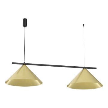 Lustre suspenso com cabo CAPITAL 2xGX53/15W/230V, dourado