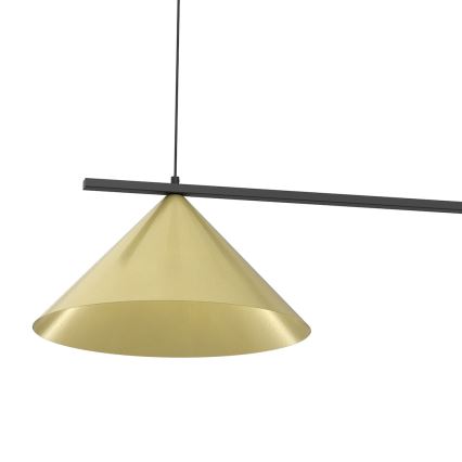Lustre suspenso com cabo CAPITAL 2xGX53/15W/230V, dourado