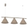 Lustre suspenso com cabo CAPITAL 3xGX53/15W/230V bege