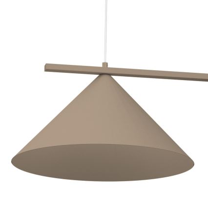 Lustre suspenso com cabo CAPITAL 3xGX53/15W/230V bege