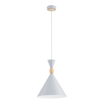 Lustre suspenso com cabo FERYT 1xE27/15W/230V cinzento