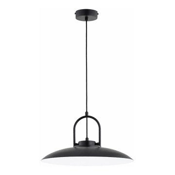 Lustre suspenso com cabo HATTORI 1xE27/15W/230V, preto