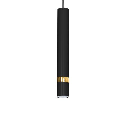 Lustre suspenso com cabo JOKER 1xGU10/25W/230V preto/dourado