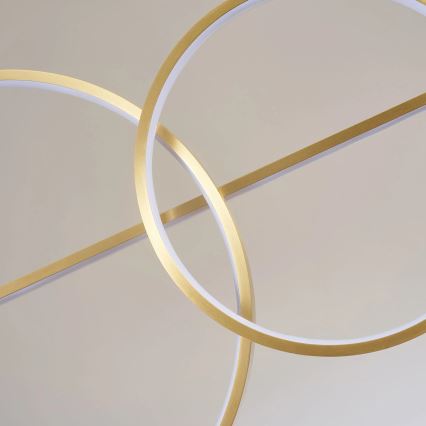 Lustre suspenso com cabo LAURA LED/42W/230V dourado