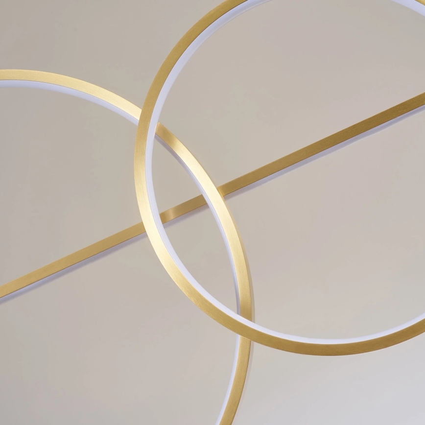 Lustre suspenso com cabo LAURA LED/42W/230V dourado