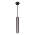 Lustre suspenso com cabo LUNGOMARE 1xGU10/10W/230V cromo mate