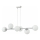 Lustre suspenso com cabo MADDIE 5xE14/5W/230V cromado brilhante