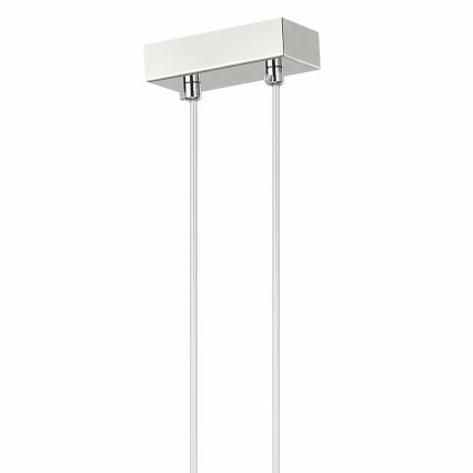 Lustre suspenso com cabo MADDIE 6xE14/5W/230V cromado brilhante