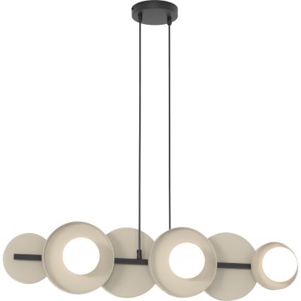 Lustre suspenso com cabo MODEL 6xG9/8W/230V bege