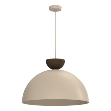 Lustre suspenso com cabo NEVIS 1xE27/15W/230V Ø 50 cm bege