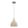 Lustre suspenso com cabo NOAK CLASSIC 1xE27/15W/230V bege