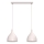 Lustre suspenso com cabo NOAK CLASSIC 2xE27/15W/230V creme