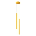 Lustre suspenso com cabo PASTELO 2xG9/8W/230V amarelo
