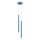 Lustre suspenso com cabo PASTELO 2xG9/8W/230V azul