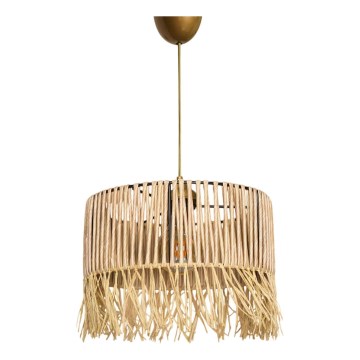 Lustre suspenso com cabo RIMINI 1xE27/40W/230V bege