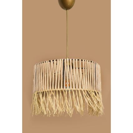 Lustre suspenso com cabo RIMINI 1xE27/40W/230V bege