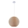 Lustre suspenso com cabo SENSAI 1xE27/20W/230V, Ø 40 cm, bege
