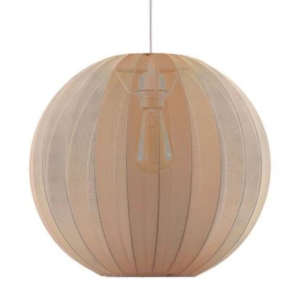 Lustre suspenso com cabo SENSAI 1xE27/20W/230V, Ø 40 cm, bege