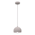 Lustre suspenso com cabo SOOL, 1xE27/15W/230V, Ø 15 cm, creme