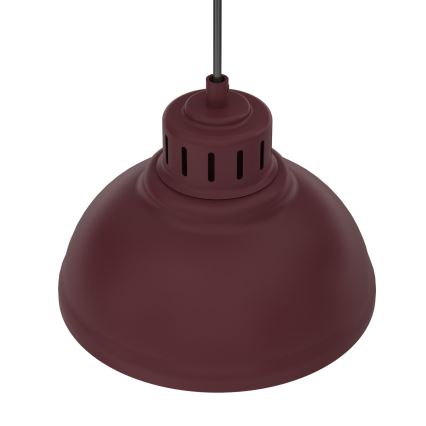 Lustre suspenso com cabo SVEN 3xE27/15W/230V borgonha