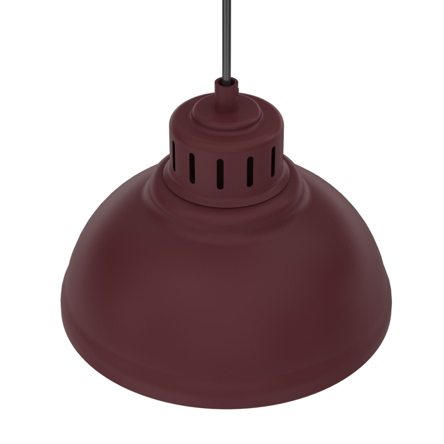 Lustre suspenso com cabo SVEN 3xE27/15W/230V borgonha