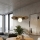 Lustre suspenso com cabo UMBRA 1xG9/8W/230V preto/bege