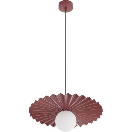 Lustre suspenso com cabo UMBRA 1xG9/8W/230V vermelho