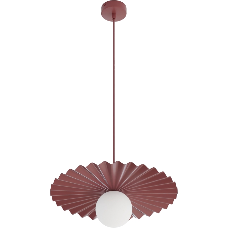 Lustre suspenso com cabo UMBRA 1xG9/8W/230V vermelho