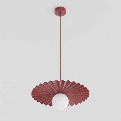 Lustre suspenso com cabo UMBRA 1xG9/8W/230V vermelho