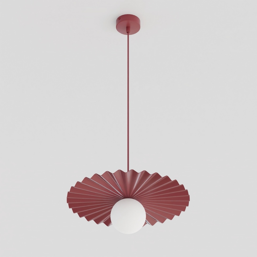 Lustre suspenso com cabo UMBRA 1xG9/8W/230V vermelho
