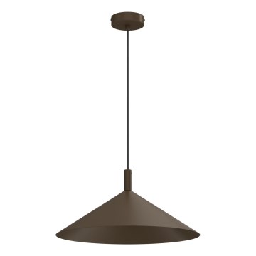 Lustre suspenso em cabo ANEGA 1xGX53/15W/230V, diâmetro 40 cm, castanho