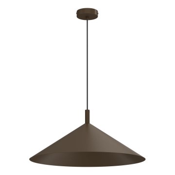 Lustre suspenso em cabo ANEGA 1xGX53/15W/230V Ø 50 cm castanho