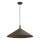 Lustre suspenso em cabo ANEGA 1xGX53/15W/230V Ø 50 cm castanho