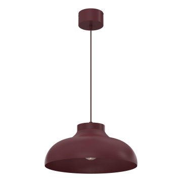 Lustre suspenso em cabo BASCA 1xE27/15W/230V bordô