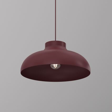 Lustre suspenso em cabo BASCA 1xE27/15W/230V bordô