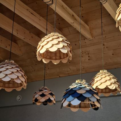 Lustre suspenso em cabo BURGO 1xE27/60W/230V Ø 50 cm