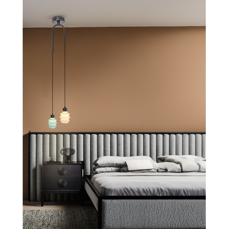 Lustre suspenso em cabo CACTUS LED/6W/230V 3000K verde/branco