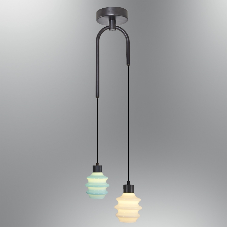 Lustre suspenso em cabo CACTUS LED/6W/230V 3000K verde/branco